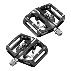 AIRAXE Pedale for Clip for Biciclette Piattaforma del Pedale Automatico Mountain Bike Hybrid Pedal Dual Function (Color : Black) características