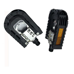 1 paio Mtb. Pedali in lega di montagna in lega di montagna in lega di alluminio antiscivolo Pedali pieghevoli for bicicletta Accessori for ciclismo Ri en oferta