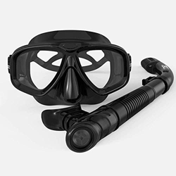 Set di maschere per lo snorkeling, attrezzatura per lo snorkeling, set per lo snorkeling all'asciutto e maschera per adulti antiappannamento con vista precio