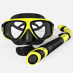Set di maschere per lo snorkeling, attrezzatura per lo snorkeling, set per lo snorkeling all'asciutto e maschera per adulti antiappannamento con vista precio