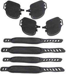 WJJ Accessori Biciclette di filatura Bicicletta a pedalata Bandage Strap Bici Fitness Pedale Regolazione Accessori Strap 2 Set (Due Coppie ciascuno) características