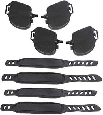 WJJ Accessori Biciclette di filatura Bicicletta a pedalata Bandage Strap Bici Fitness Pedale Regolazione Accessori Strap 2 Set (Due Coppie ciascuno)