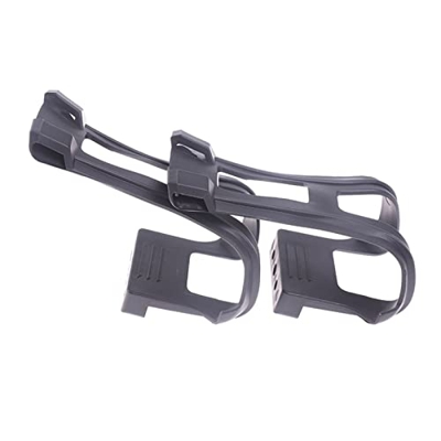 Clip for Pedale Senza Spalline Bici da Bicicletta Bicycle Black Black Ultra-Light Bicycle Pedal Mezza Clip con Viti Accessori for Ciclismo 1 Paio per 