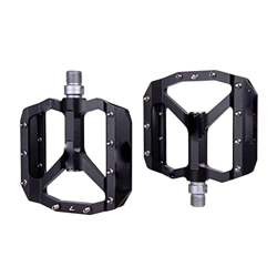 AIRAXE MTB Pedale sigillato in Bici da Strada CNC Parti di Bici in Lega Cattiva Cuscinetto Anti-Slip Montagna da 12 mm. (Color : JT01 Black) características