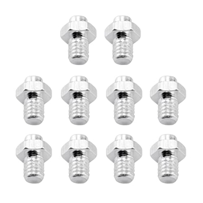 AIRAXE 10 Pezzi Viti a Pedale for Bici a Pedale Bici for Borchie fisse (Color : Silver)