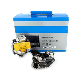 AIRAXE PD M540 SPD Pedal Chrome-Moly Alluminium Compact MTB Bike Bicycle Cycle Cycling Autoblocco del Pedale SM-SH51 Tacchette (Color : PD-M520) en oferta