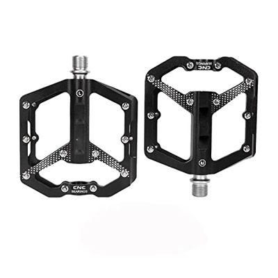 AIRAXE Pedale for Biciclette 3 Cuscinetti Non Slip MTB Pedali in Lega di Bici in Lega di Alluminio pedili di Biciclette Impermeabili applicabili (Colo