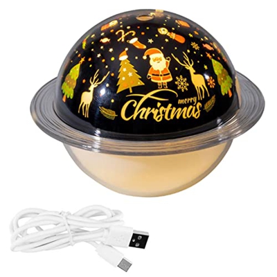 Proiettore Leggero Umidificatore D'aria, Spruzzatore Idratante Usb Nano Spray Con Luce Notturna Natale 250ml