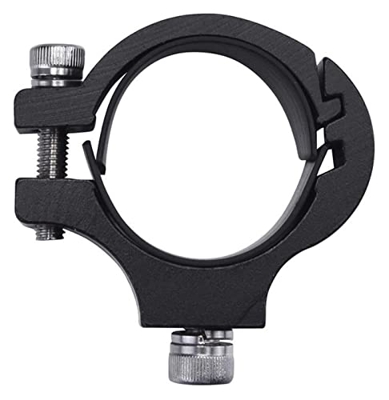 XIANXIAN Porta Luminosa for Biciclette in Alluminio Clip for Morsetto motociclistico Elettrico (Color : Black Clamps)