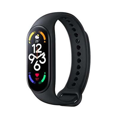 Xiaomi Smart Band 7, Schermo AMOLED 1.62'', Monitoraggio Sonno, SpO2, Frequenza Cardiaca, VO2max, Resistenza all'Acqua 5 ATM, 110+ modalità sportive, 