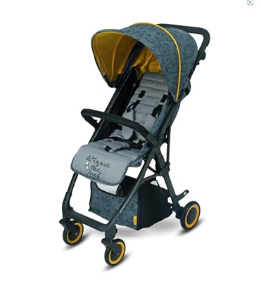 GIORDANI - Passeggino Manhattan Winnie the Pooh | Ultraleggero per Bambini e Bambine fino ai 15 Kg. |Struttura in alluminio superleggera pesa solo 5.5