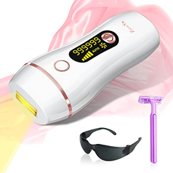 ZumYu IPL - Epilatore a luce pulsata, 999,999 Flashes scatti di epilazione permanente per corpo e viso en oferta