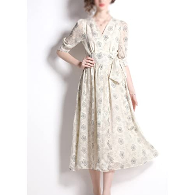 WALNUT Donne degli ASSUMENTO SUMMI ABIRESTO Lungo CABELLA Lungo VECCHE Vecchi (Color : A, Size : XXL Code)