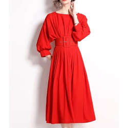 WALNUT Abito Autunnale Primaverile da Donna Abito da Cocktail Lungo (Color : A, Size : L Code) en oferta