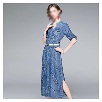 WALNUT Donne vestite da Cocktail Party a Lungo Cocktail Party a-Line (Color : A, Size : XL Code)