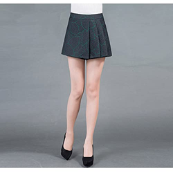 WALNUT Pantaloni Casuali, Pantaloni da Donna, gonne Corte, gonne Sottili, gonne Corte, gonne a Pieghe Irregolari (Color : A, Size : 20/M) características