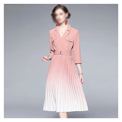 WALNUT Women Autumn Blazer Dress Office Cocktail Party Aberated (Color : A, Size : XL Code) en oferta