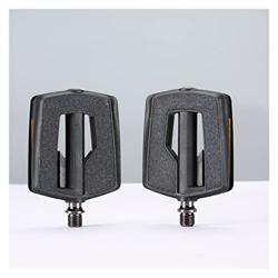 AIRAXE Pedale Piatto Urbano L'Ultimo Pedale della Piattaforma con Area di Impugnatura di Carta vetrata (Color : Black) precio