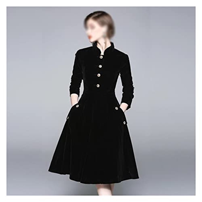 WALNUT Abito da Ufficio da Donna (Color : Black, Size : L Code)