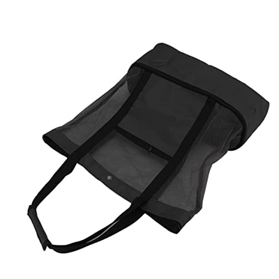Okuyonic Borsa Termica da Spiaggia, Borsa da Spiaggia Keep Freshness Multifunzione di Grande capacità per Giardino(Nero)