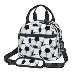 Borsa da pranzo sportiva per palloni da calcio da calcio, borsa termica resistente con isolamento termico Borsa termica riutilizzabile con tracolla precio