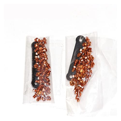 AIRAXE Bulloni for Pedale in Bicicletta (45 Pezzi) MTB Viti a Prova di Pedale Skid Pin Pedale in Bicicletta (Color : 2 Orange)