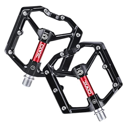 Jayehoze Pedali per Biciclette - Pedali per Bicicletta Antiscivolo con Cuscinetto sigillato,Pedali in Lega Piatta per Bicicletta a Piattaforma Larga 9 precio