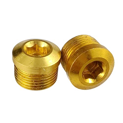 AIRAXE Coperchio di Pedale for Biciclette Pagni di Riparazione del Pedale Bici (Color : Gold)