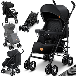 KIDIZ® Passeggino City-Pro Passeggino Passeggino per bambini Passeggino pieghevole Passeggino per sport reclinabile a 360° con ruote da 6 pollici incl características