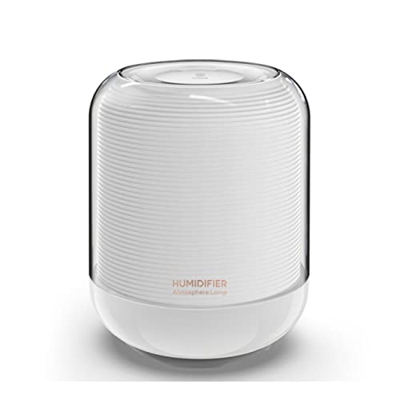Umidificatore Ambiente, Top Fill, USB umidificatore d'aria da scrivania con luce notturna, super silenzioso, Auto Spegnimento, Umidificatore Ultrasuon