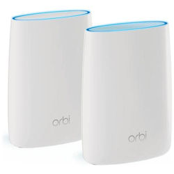 Router Wireless Orbi RBK50 Sistema Wireless Tri-Band AC3000 Composta da Router Orbi RBR50 e Unità Satellite RBS50, 4 Porte Ethernet e 1 Porta USB per Unità Orbi, Bianco precio