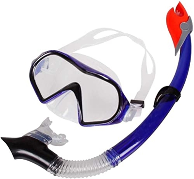 QHYXT Set per Lo Snorkeling Maschera per Lo Snorkeling Immersione in Vetro temperato Fibbie Regolabili Attrezzatura antiappannamento Completamente asc