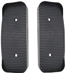 Coppia di accessori per attrezzatura per fitness in plastica per pedali ellipitici neri con ciclismo a cross trainer características