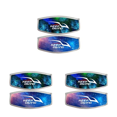 ICDKOYK 3 Set di KEEP DIVING Maschera subacquea da 2 mm Fascia stampata Grande flessibilità Utilizzo pratico Sport acquatici Attrezzatura da snorkelin