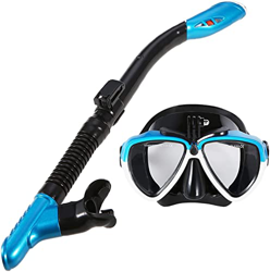 Set snorkeling Maschera subacquea per adulti Snorkeling antiappannamento Set snorkeling all'asciutto Panoramica Ampia vista Attrezzatura per lo snorke precio