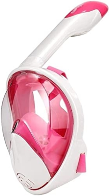 QHYXT Maschere subacquee Maschera per Lo Snorkeling Subacquea Maschera a Pieno facciale Maschera per Snorkeling antiappannamento Respirazione per Uomi
