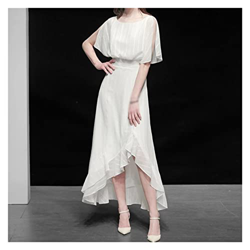 WALNUT Donne vestite da Cocktail Party da Sposa Asimmetrica Chiffon (Color : A, Size : M Code) precio