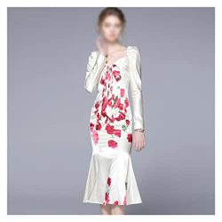 WALNUT Women Summer Mesh Dress Long Cocktail Party Pencil (Color : A, Size : XXL Code) características