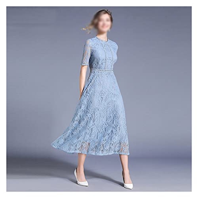 WALNUT Donne SIMPARE SUST SEMPILE FEMMA FEMMA FEMPA Party Femme Lungo CASTALE (Color : Blue, Size : S Code)