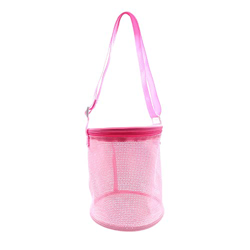 Borsa da Spiaggia in Rete Borsa Tote con Borsa Termica isolata Kids Summer Seaside II Tasca in Rete Sedie A Sdraio per Bambini 3-10 (Pink, One Size) precio