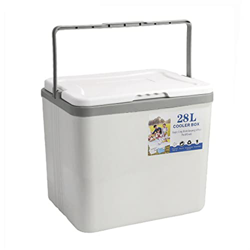 QCLUEU Scatola di Raffreddamento Portatile, Frigo Box coibentato per Bevande Ghiacciate Alimenti, Scatola Isolante per Picnic, Campeggio, Viaggi in Sp en oferta