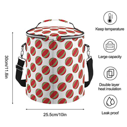 Joyyoq Impacco di Ghiaccio Rotondo Grande, Borsa Termica da Picnic Grande capacità Impermeabile per Campeggio/Barbecue/attività All'aperto in Famiglia precio