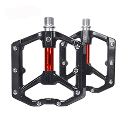 AIRAXE Pedali for Bici Riflettenti Cuscinetti a Sedere in Alluminio Uluminio Uluminio (Color : Black And Gray) precio