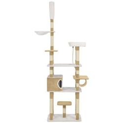 Albero Per Gatti Con Tiragraffi In Sisal Beige 235 Cm en oferta