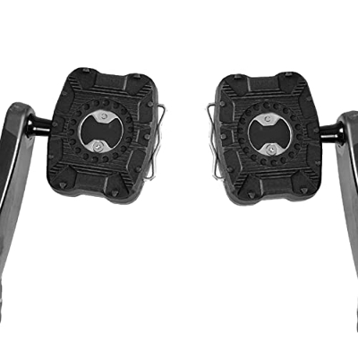 iFCOW Un paio di biciclette da strada senza clip convertitore a pedale senza clip a pedale per Flatform adattatore per pedali Wahoo