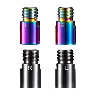 AIRAXE MTB Postatori di Biciclette estensori for Pedali in Bicicletta in Acciaio Titanio Moutain Road pediali for Biciclette for Pedali Accessori for 