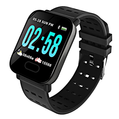 Smartwatch Fitness Tracker per Uomini Donne Impermeabile Contapassi Frequenza Cardiaca & Sonno Monitor 1.3 "Touch Screen Smart Watch 16 Modalità Sport