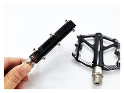 AIRAXE Pedali for Biciclette in Alluminio for MTB Mountain Urban BMX Parti di Bici ibride Cuscinetti sigillati pedili di Bici a Tutto Tondo (Color : R precio