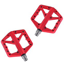 ZWHQ Montagna dei Pedali della Bici Bike Nylon Cycling Bike Bicycle Pedals Bici MTB. Pedali for Biciclette Resistenti Pedali Anti-Slip (Colore : Rosso características