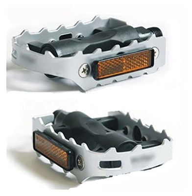 AIRAXE Pedali for Biciclette for Biciclette Ultraleggera in Bicicletta in Lega di Alluminio in Acciaio di Alta qualità MTB Pedali for Bici da Strada i